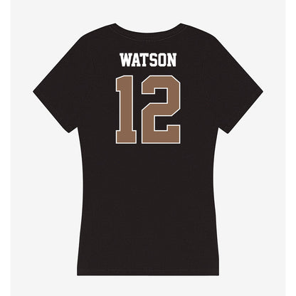 Coastal Carolina - NCAA Baseball : Rex Watson - Women's V-Neck T-Shirt-1