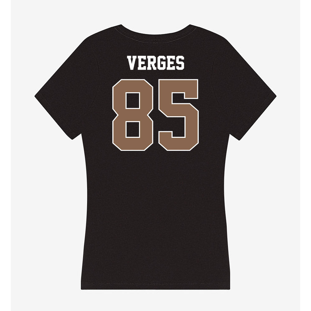 Coastal Carolina - NCAA Football : Ben Verges - Women's V-Neck T-Shirt-1