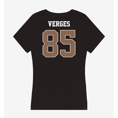 Coastal Carolina - NCAA Football : Ben Verges - Women's V-Neck T-Shirt-1