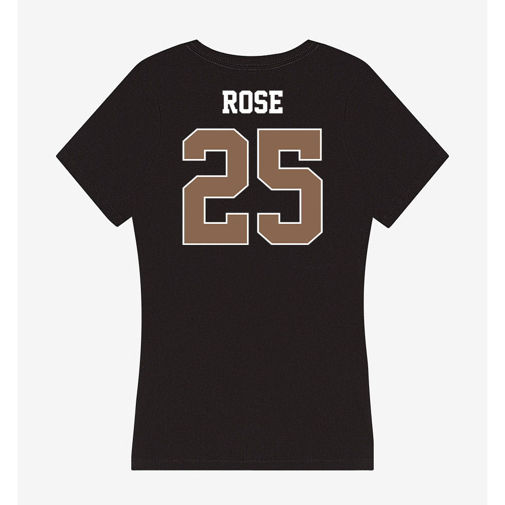 Coastal Carolina - NCAA Football : Brandon Rose - Women's V-Neck T-Shirt-1