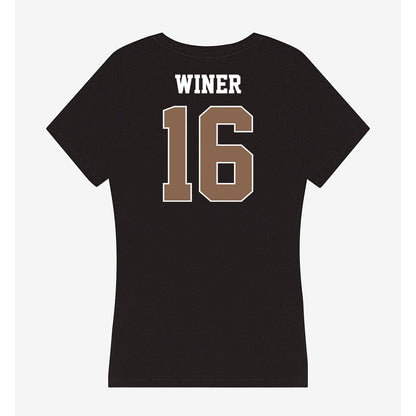 Coastal Carolina - NCAA Baseball : Jackson Winer - Women's V-Neck T-Shirt-1
