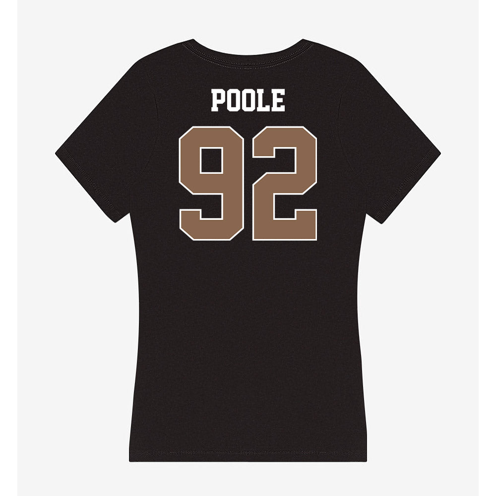 Coastal Carolina - NCAA Football : Ahmad Poole - Women's V-Neck T-Shirt-1