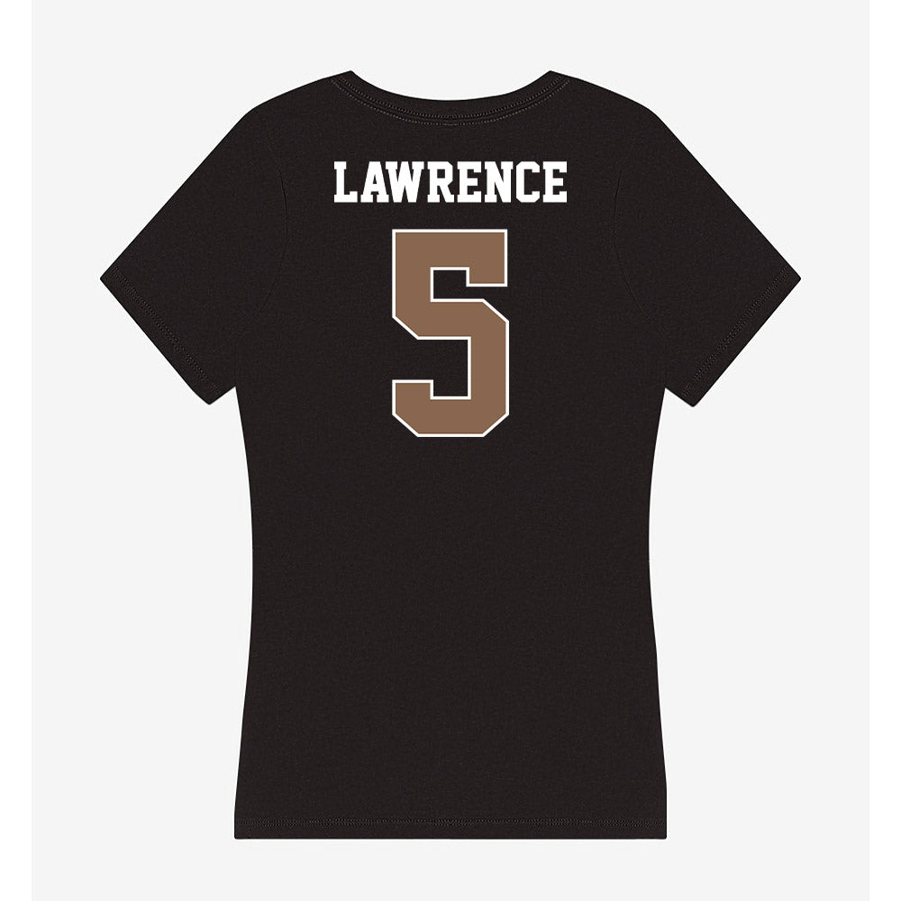 Coastal Carolina - NCAA Football : Goldie Lawrence - Women's V-Neck T-Shirt-1