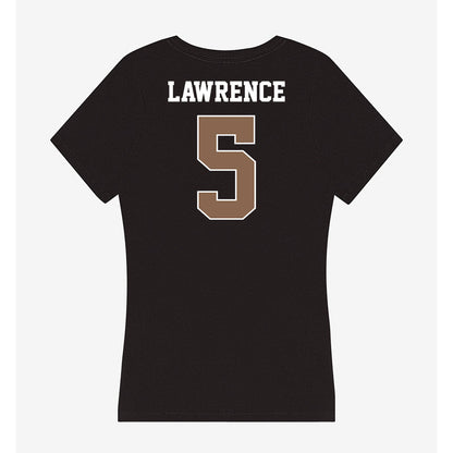 Coastal Carolina - NCAA Football : Goldie Lawrence - Women's V-Neck T-Shirt-1