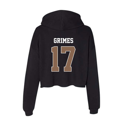Coastal Carolina - NCAA Women's Basketball : Kinsea Grimes - Women's Crop Fleece Hoodie-1