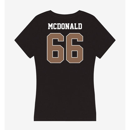 Coastal Carolina - NCAA Football : Kain McDonald - Women's V-Neck T-Shirt-1