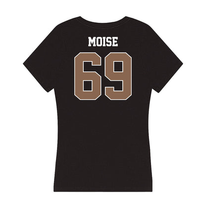 Coastal Carolina - NCAA Football : Willie Moise - Women's V-Neck T-Shirt-1
