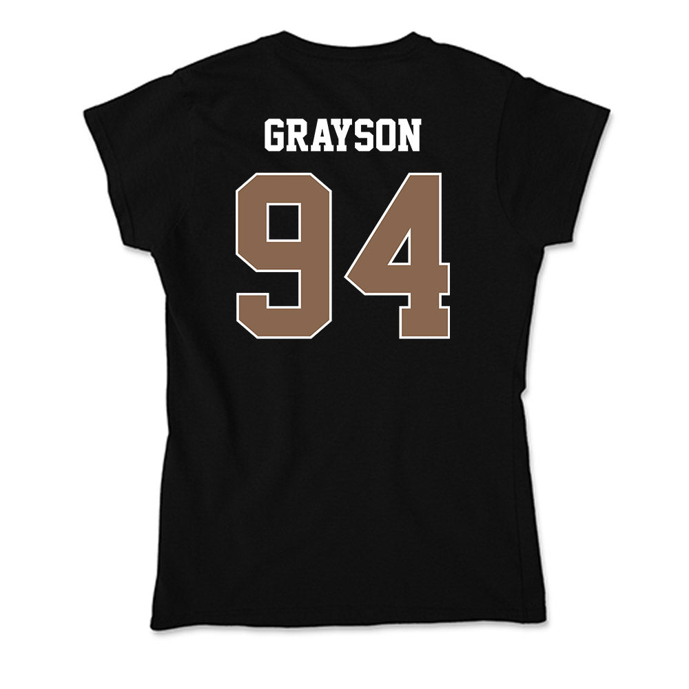 Coastal Carolina - NCAA Football : Donovan Grayson - Soft Style Women’s T-Shirt-1
