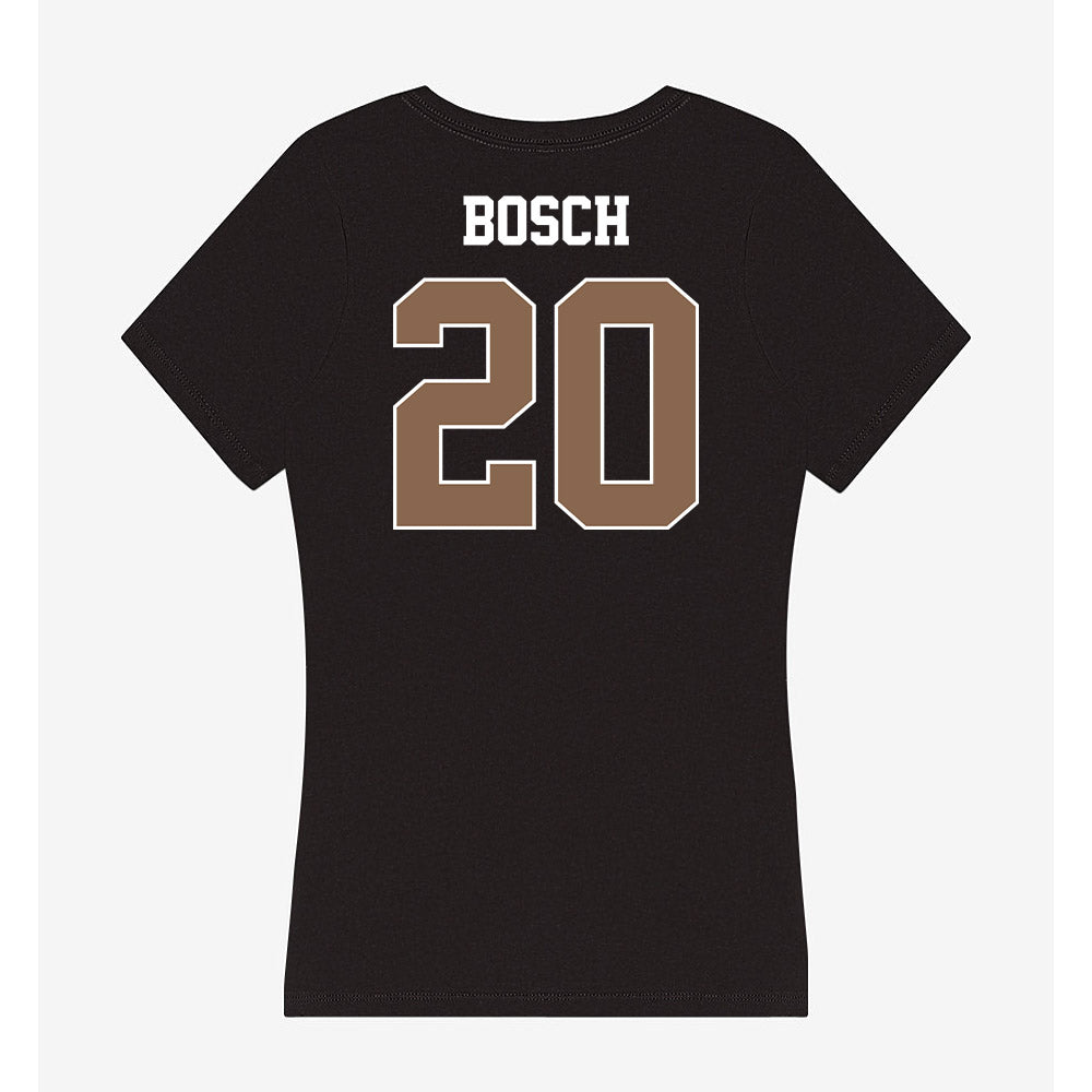 Coastal Carolina - NCAA Baseball : Case Bosch - Women's V-Neck T-Shirt-1