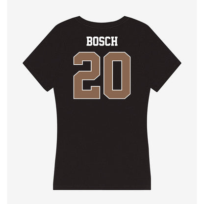 Coastal Carolina - NCAA Baseball : Case Bosch - Women's V-Neck T-Shirt-1