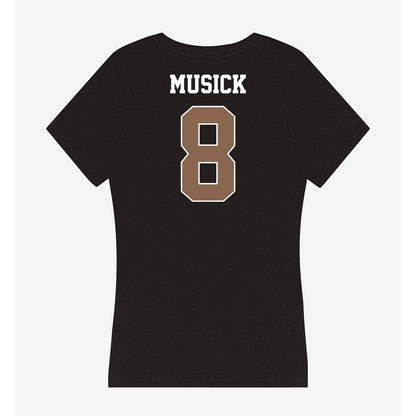 Coastal Carolina - NCAA Women's Volleyball : Kaylee Musick - Women's V-Neck T-Shirt-1