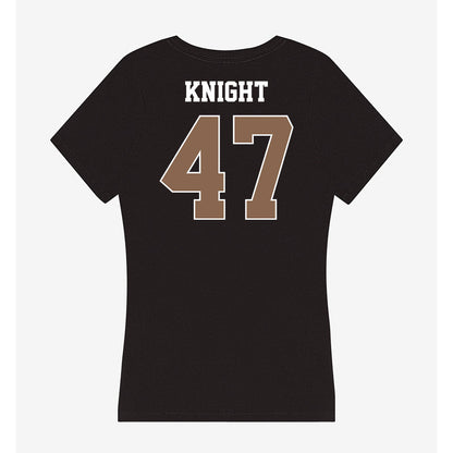 Coastal Carolina - NCAA Football : Michael Knight - Women's V-Neck T-Shirt-1