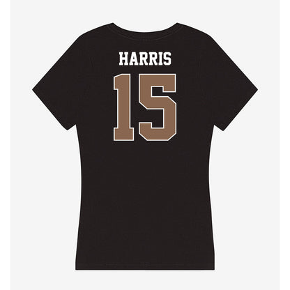 Coastal Carolina - NCAA Women's Basketball : Tateyoina Harris - Women's V-Neck T-Shirt-1