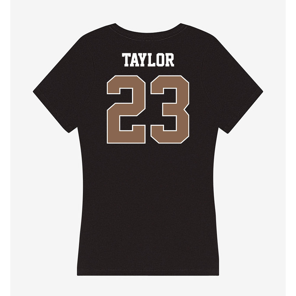 Coastal Carolina - NCAA Baseball : Jordan Taylor - Women's V-Neck T-Shirt-1