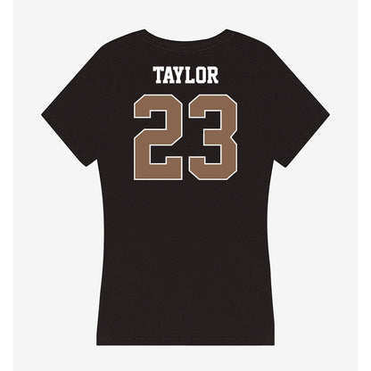 Coastal Carolina - NCAA Baseball : Jordan Taylor - Women's V-Neck T-Shirt-1