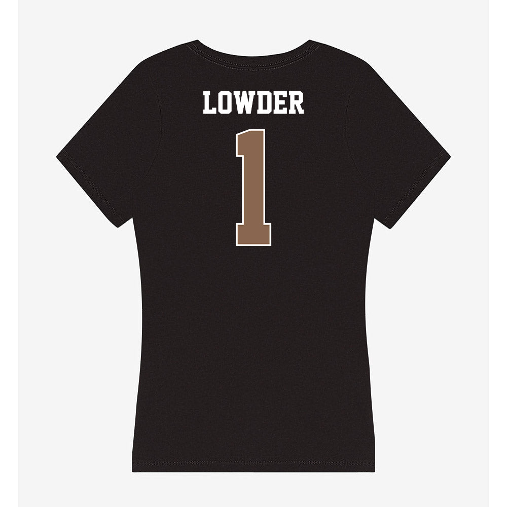 Coastal Carolina - NCAA Women's Basketball : Baylee Lowder - Women's V-Neck T-Shirt-1
