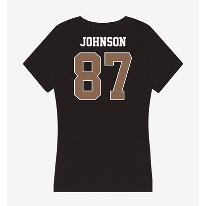 Coastal Carolina - NCAA Football : Jayden Johnson - Women's V-Neck T-Shirt-1