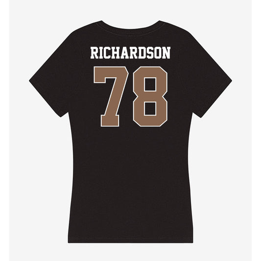 Coastal Carolina - NCAA Football : Daughtry Richardson - Women's V-Neck T-Shirt-0