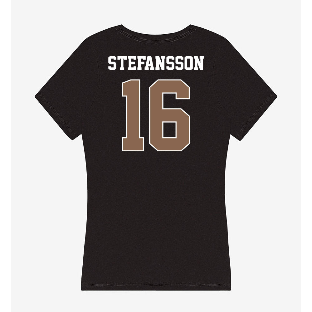 Coastal Carolina - NCAA Men's Soccer : Gudjon Stefansson - Women's V-Neck T-Shirt-1