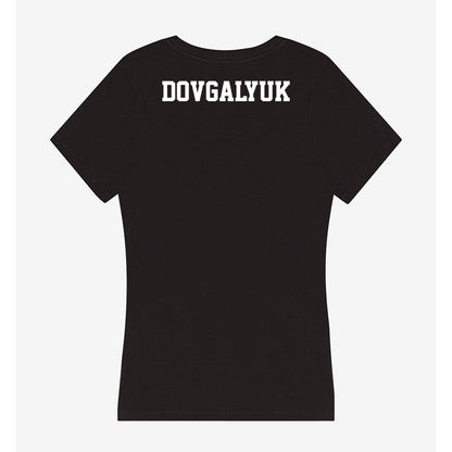 Coastal Carolina - NCAA Men's Track & Field : Calvin Dovgalyuk - Women's V-Neck T-Shirt-1