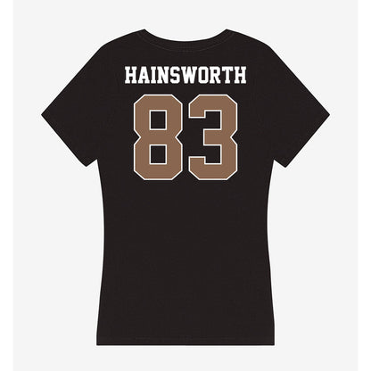 Coastal Carolina - NCAA Football : Kd Hainsworth - Women's V-Neck T-Shirt-1