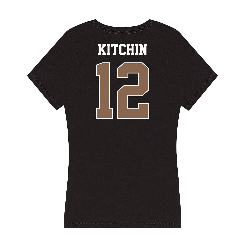 Coastal Carolina - NCAA Women's Lacrosse : Evelyn Kitchin - Women's V-Neck T-Shirt-1