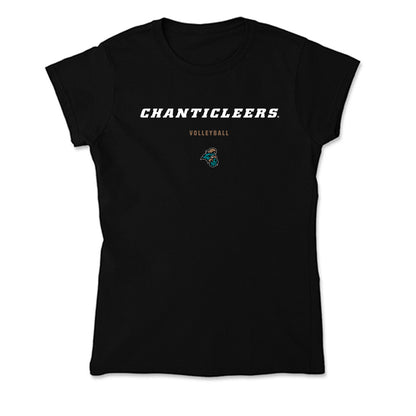 Coastal Carolina - NCAA Women's Volleyball : Julia Rivera - Soft Style Women’s T-Shirt-0