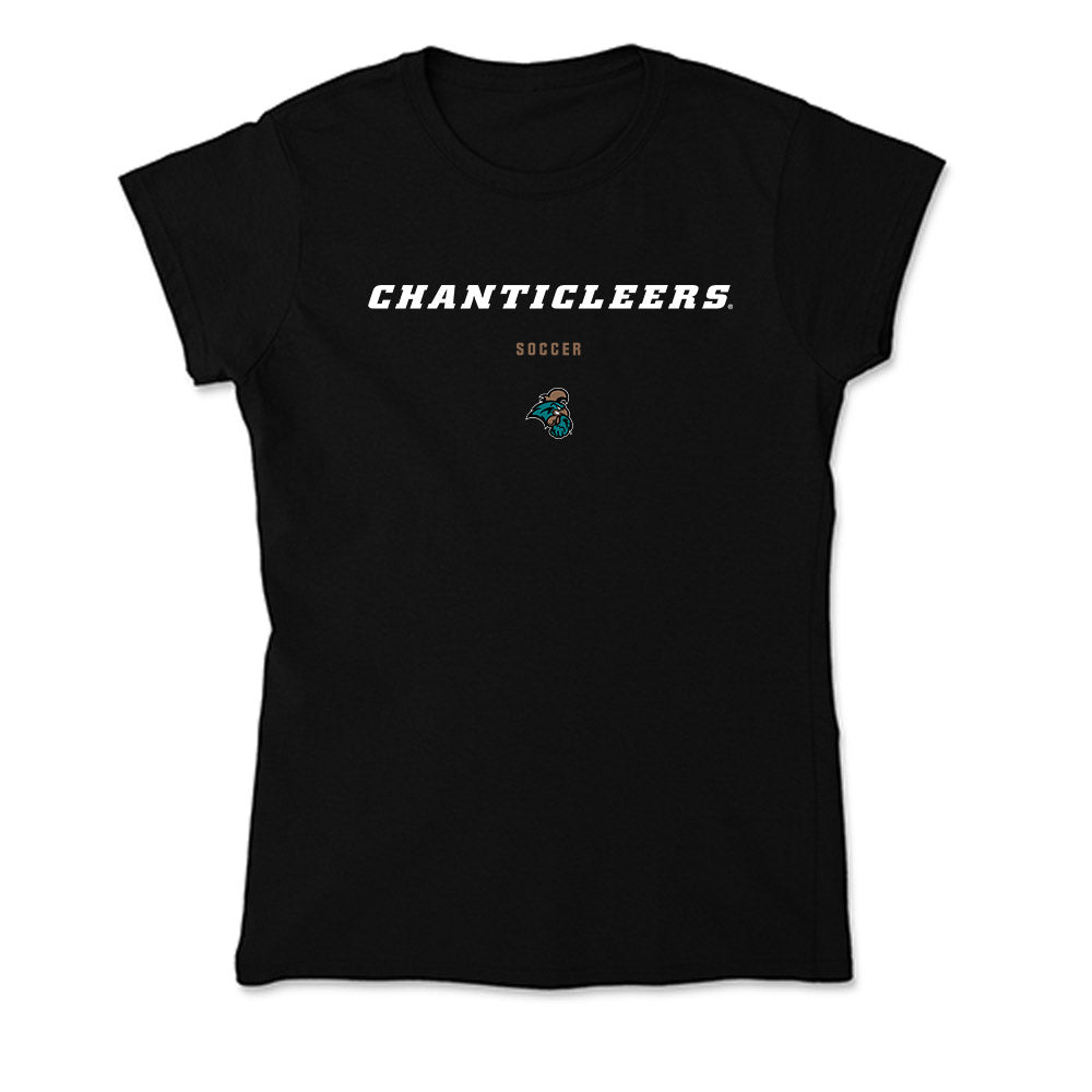 Coastal Carolina - NCAA Men's Soccer : Mateo Caride - Soft Style Women’s T-Shirt-0