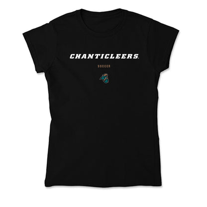Coastal Carolina - NCAA Men's Soccer : Mateo Caride - Soft Style Women’s T-Shirt-0