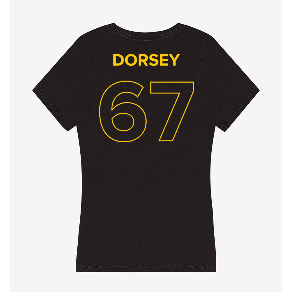 Towson - NCAA Football : Chase Dorsey - Women's V-Neck T-Shirt-1