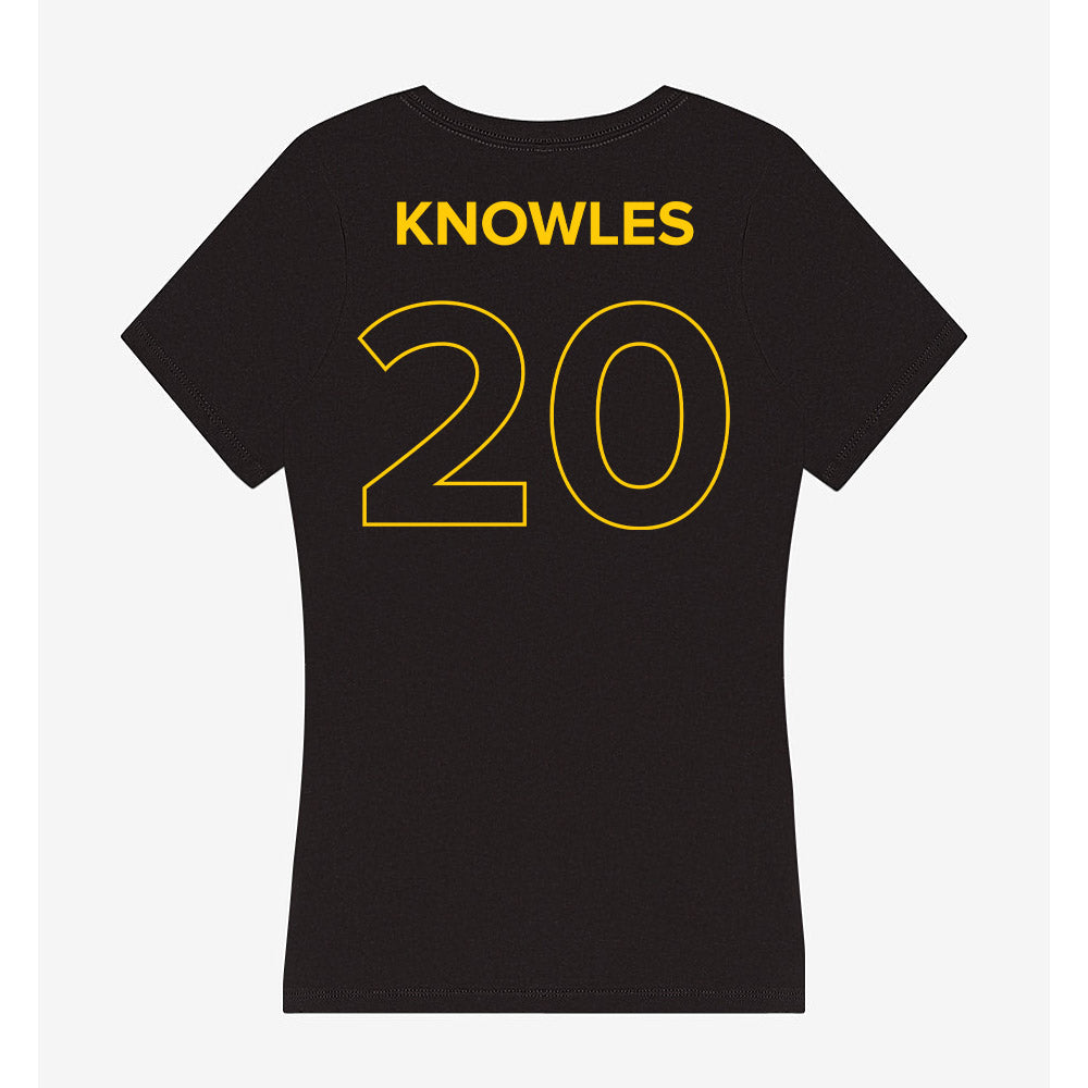 Towson - NCAA Baseball : Aden Knowles - Women's V-Neck T-Shirt-1