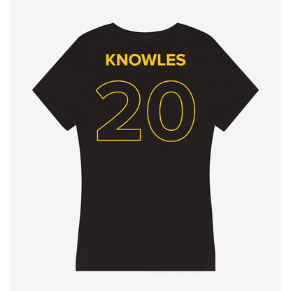 Towson - NCAA Baseball : Aden Knowles - Women's V-Neck T-Shirt-1