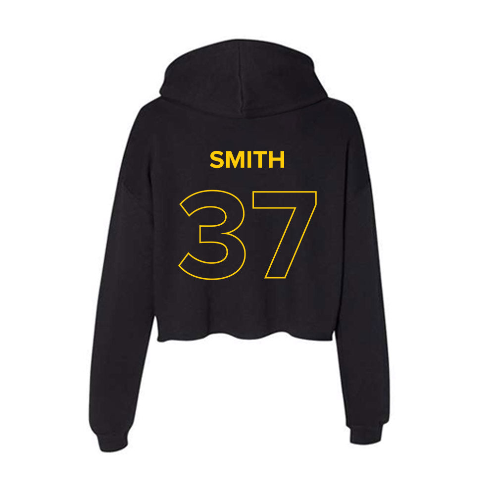 Towson - NCAA Men's Lacrosse : Elijah Smith - Women's Crop Fleece Hoodie-1