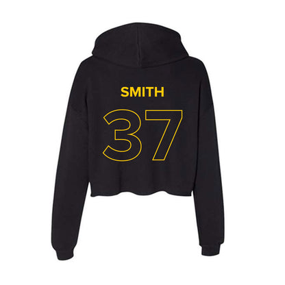 Towson - NCAA Men's Lacrosse : Elijah Smith - Women's Crop Fleece Hoodie-1