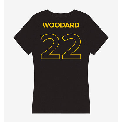 Towson - NCAA Football : Weston Woodard - Women's V-Neck T-Shirt-1