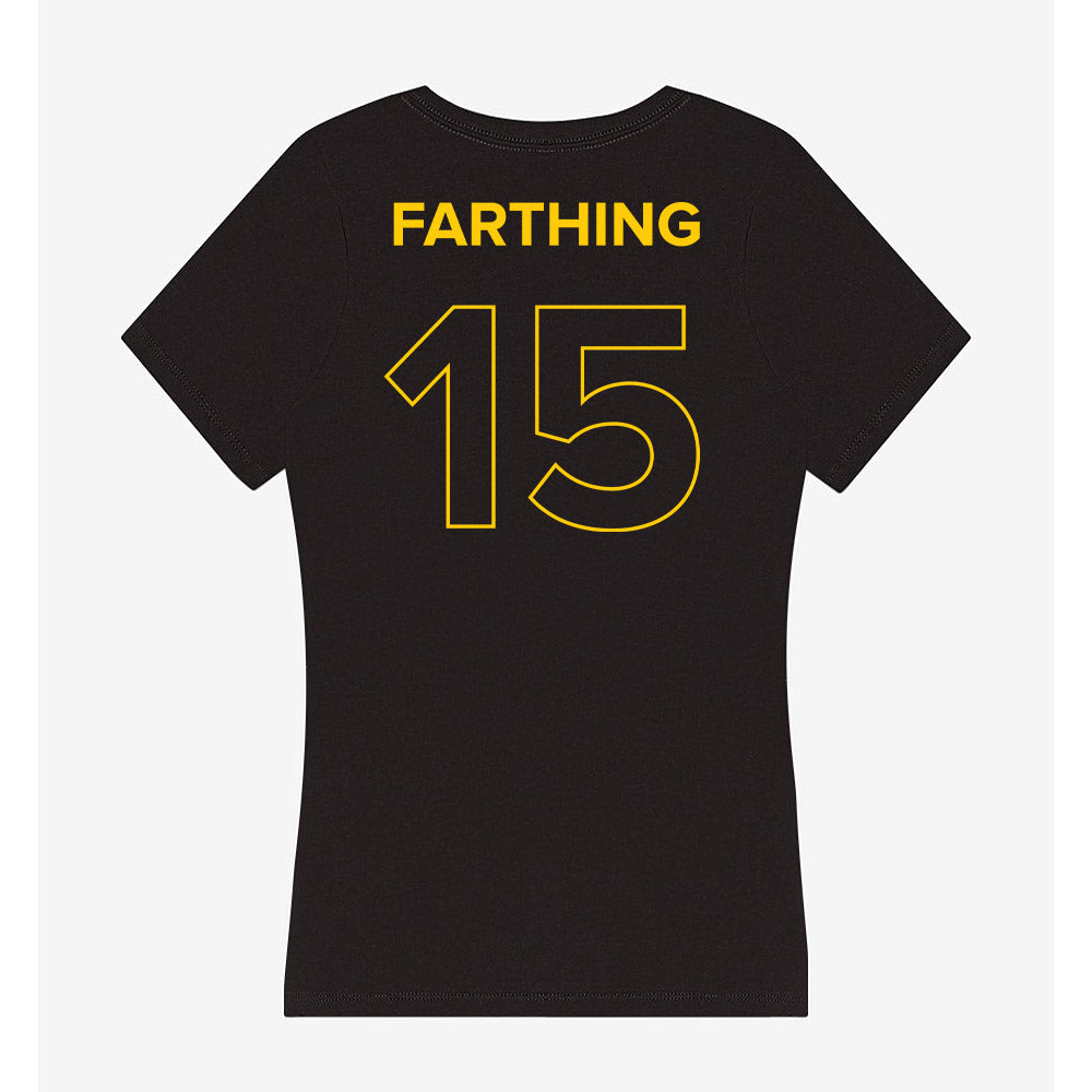 Towson - NCAA Softball : Chelsey Farthing - Women's V-Neck T-Shirt-1