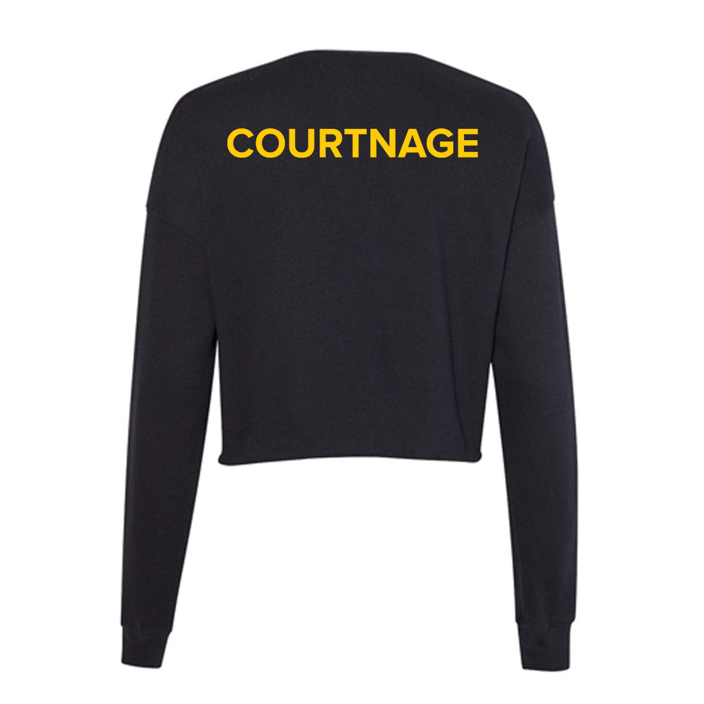 Towson - NCAA Women's Tennis : Chloe Courtnage - Women's Cropped Crew Fleece-1