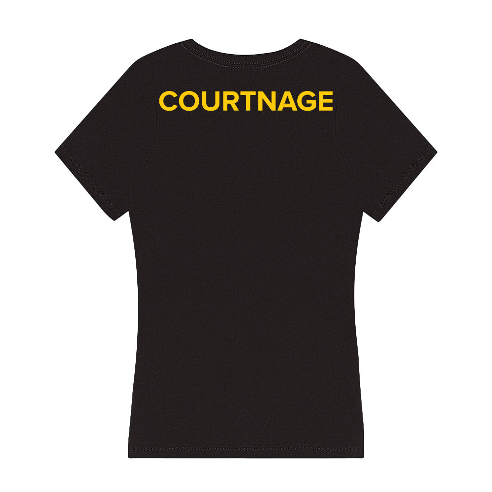 Towson - NCAA Women's Tennis : Chloe Courtnage - Women's V-Neck T-Shirt-1