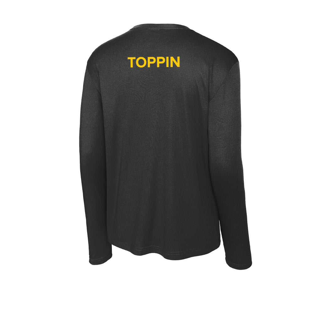 Towson - NCAA Women's Track & Field : Aniyah Toppin - Activewear Long Sleeve T-Shirt-1