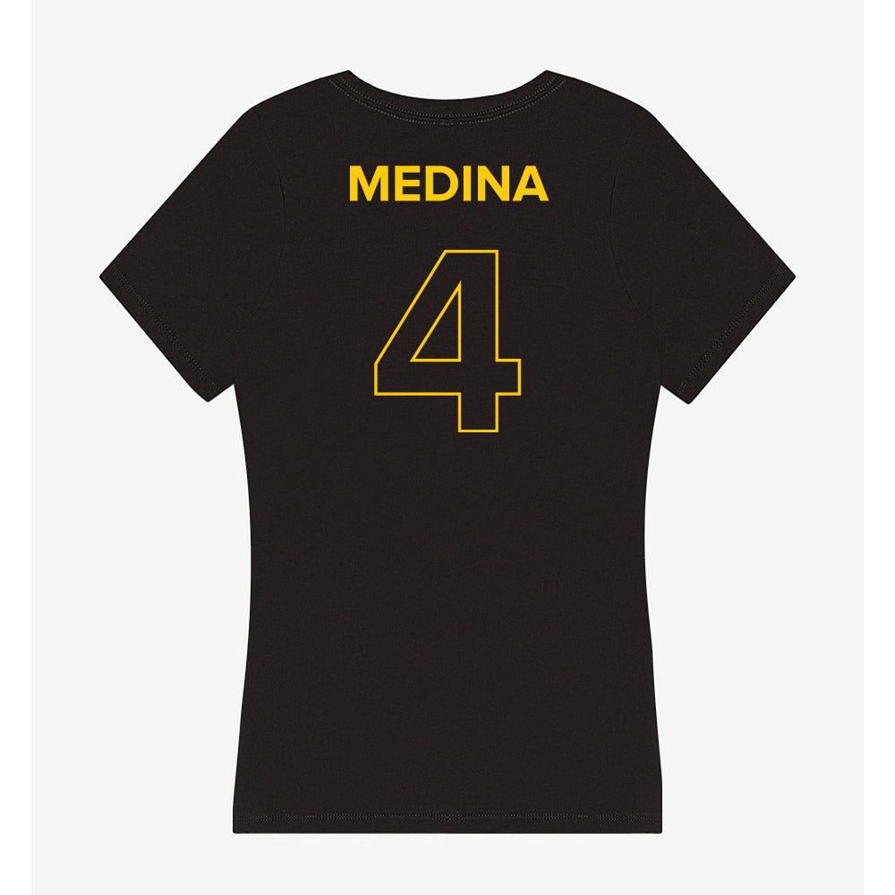 Towson - NCAA Softball : Amanda Medina - Women's V-Neck T-Shirt-1