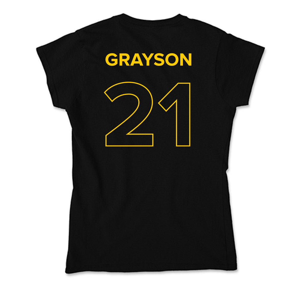 Towson - NCAA Football : Kyron Grayson - Soft Style Women’s T-Shirt-1