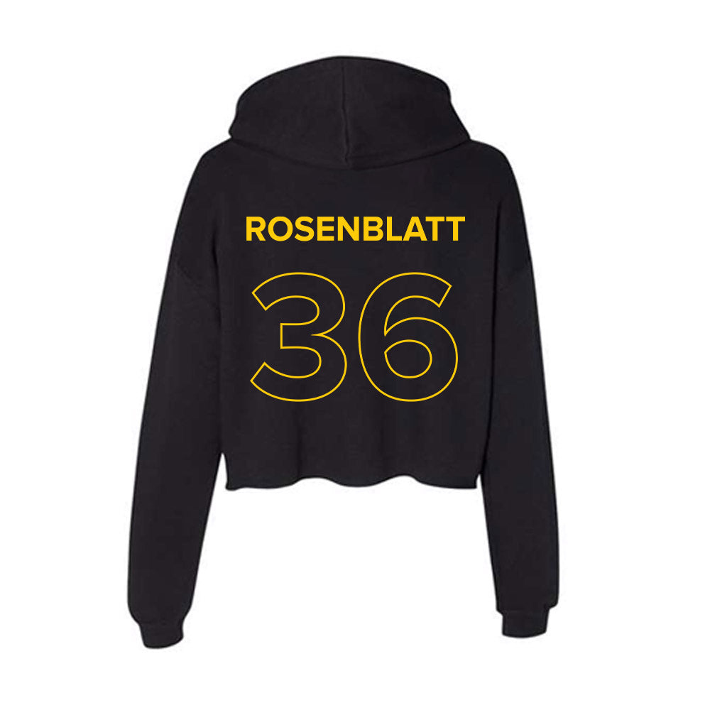 Towson - NCAA Women's Soccer : Sofia Rosenblatt - Women's Crop Fleece Hoodie-1