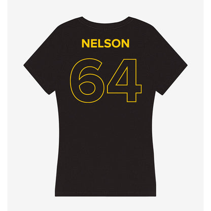 Towson - NCAA Football : Joden Nelson - Women's V-Neck T-Shirt-1