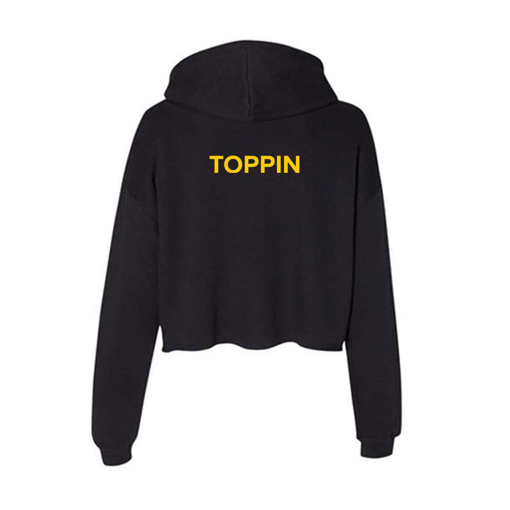 Towson - NCAA Women's Track & Field : Aniyah Toppin - Women's Crop Fleece Hoodie-1