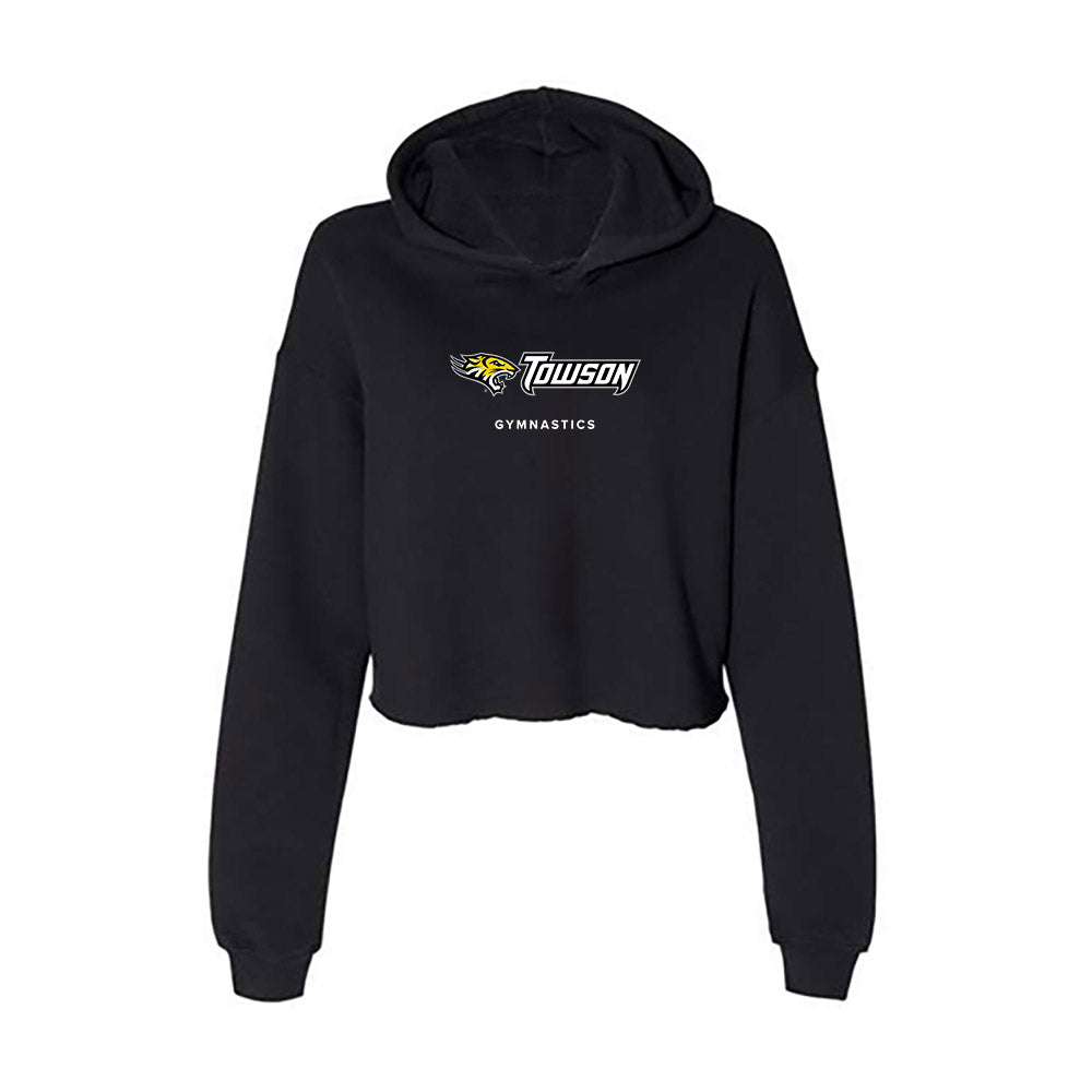 Towson - NCAA Women's Gymnastics : Ava Harper - Women's Crop Fleece Hoodie-0