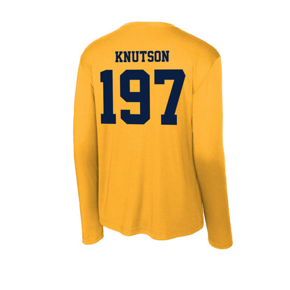 AU - NCAA Wrestling : Lane Knutson - Activewear Long Sleeve T-Shirt-1
