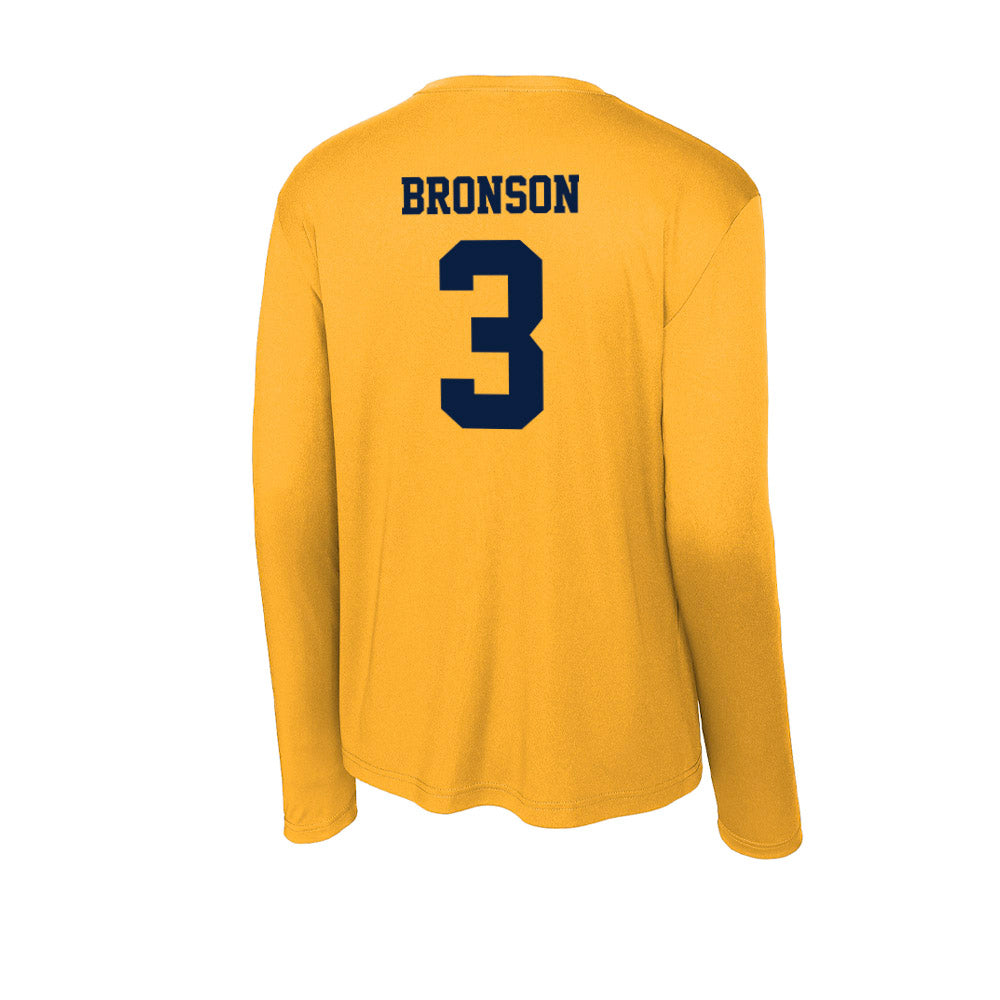AU - NCAA Football : DJ Bronson - Activewear Long Sleeve T-Shirt-1