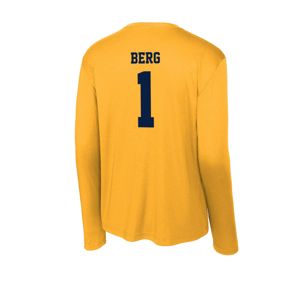 AU - NCAA Baseball : Troy Berg - Activewear Long Sleeve T-Shirt-1