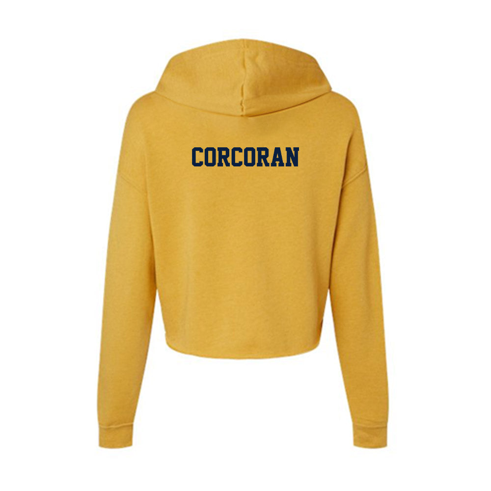 AU - NCAA Acrobatics & Tumbling : Blair Corcoran - Women's Crop Fleece Hoodie-1