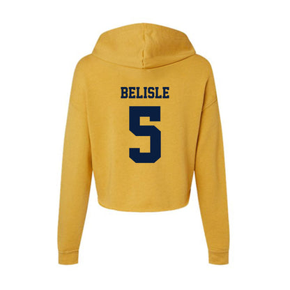 AU - NCAA Women's Volleyball : Lucy Belisle - Women's Crop Fleece Hoodie-1